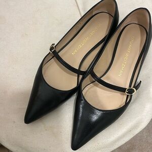 STUART WEITZMAN LEATHER FLATS!!
